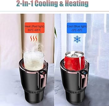 2 In 1 Hot & Cold Smart Car Cup Holder