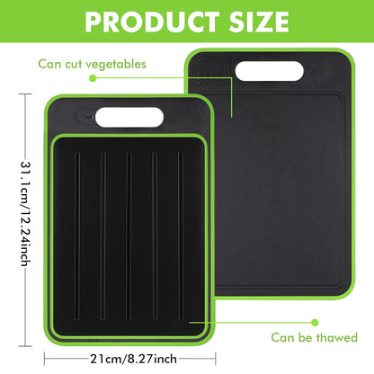 4 in 1 Defrosting Plate with Chopping Board