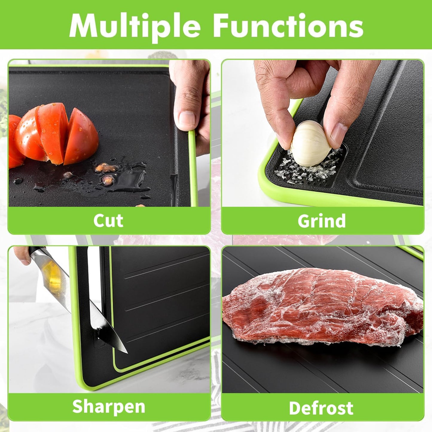 4 in 1 Defrosting Plate with Chopping Board